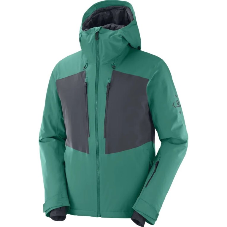 Chaquetas Aislantes Salomon Highland Hombre Verdes | MX LJKC810